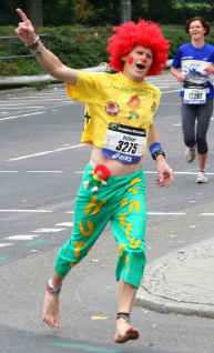 barfu Marathon laufen