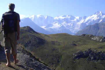 Barfußwandern im Bernina-Gebiet