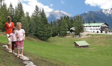 Barfuß-Panoramaweg bei Mittenwald