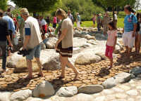 Barfußlabyrinth im Kurpark Bad Wörishofen