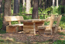 Barfußpfad Holzminden Sitzgruppe