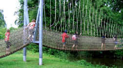 Barfußpfad Bad Sobernheim: Hängebrücke